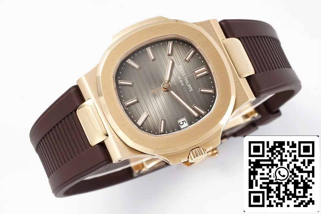Patek Philippe Nautilus 5711 1:1 Melhor Edição PPF Fabbrica Borracha cinturino