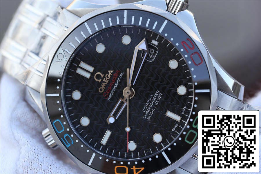 Omega Seamaster Diver 300M 522.30.41.20.01.001 1:1 Mejor Edición V6 Fabbrica Esfera Negra