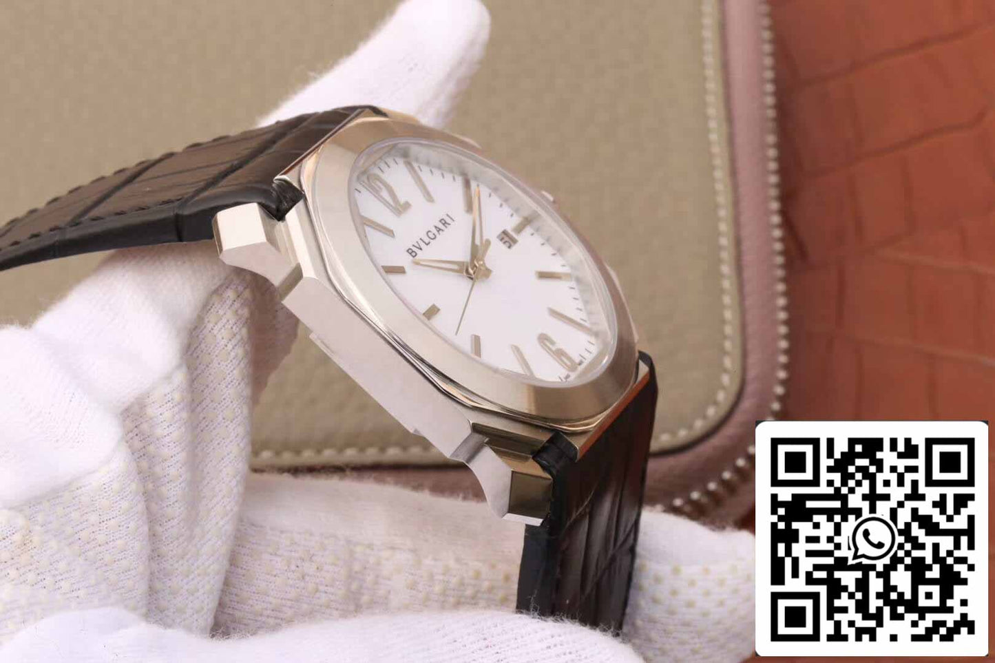 Bvlgari Octo 102779 OC41C6SLD 1:1 edición mejor cuadrante blanco