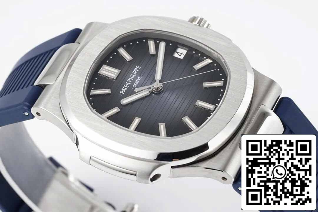 Patek Philippe Nautilus 5711 1:1 Best Edition PPF Fabbrica Cinturino de borracha azul
