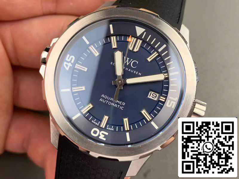 IWC Aquatimer IW329005 1:1 Best Edition V6 Fabbrica Blue Dial Swiss ETA9015
