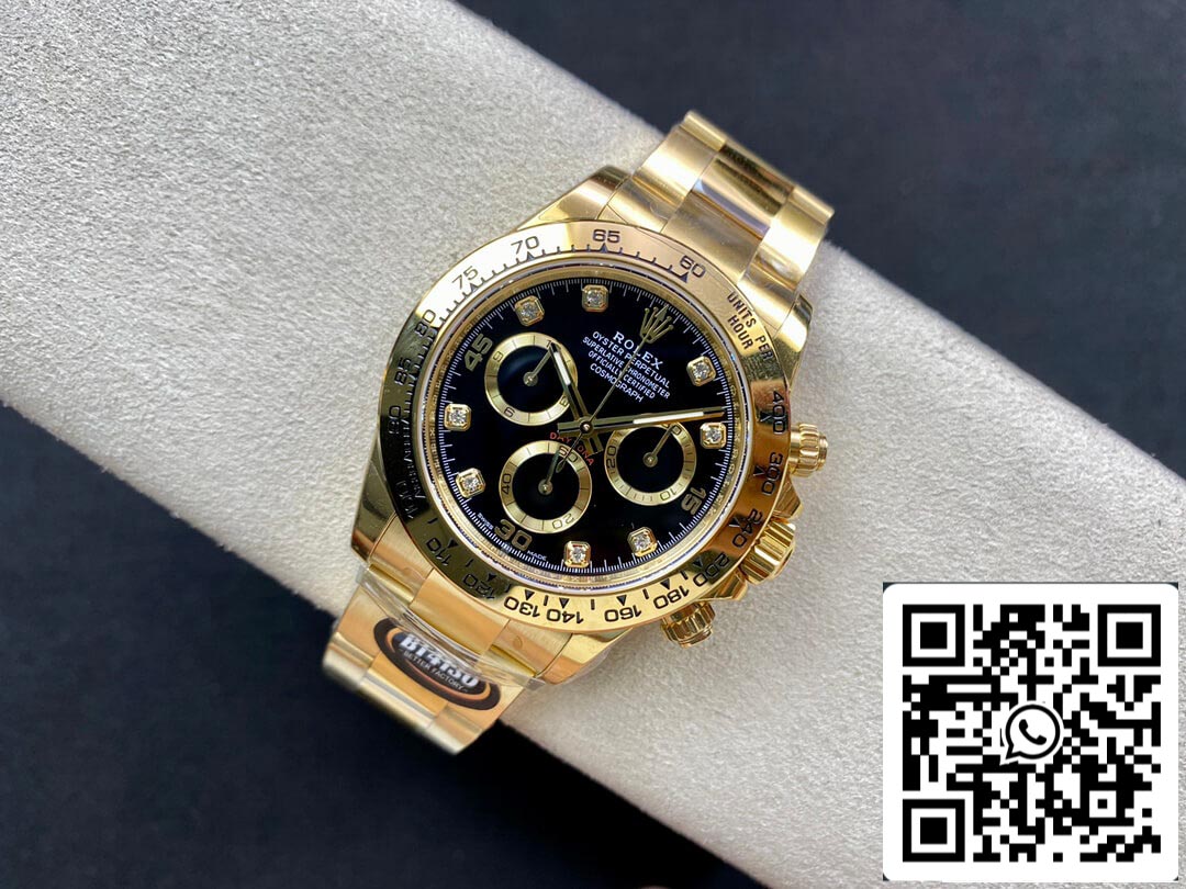 Rolex Daytona M116508-0016 1:1 edizione migliore BT Fabbrica quadrante nero