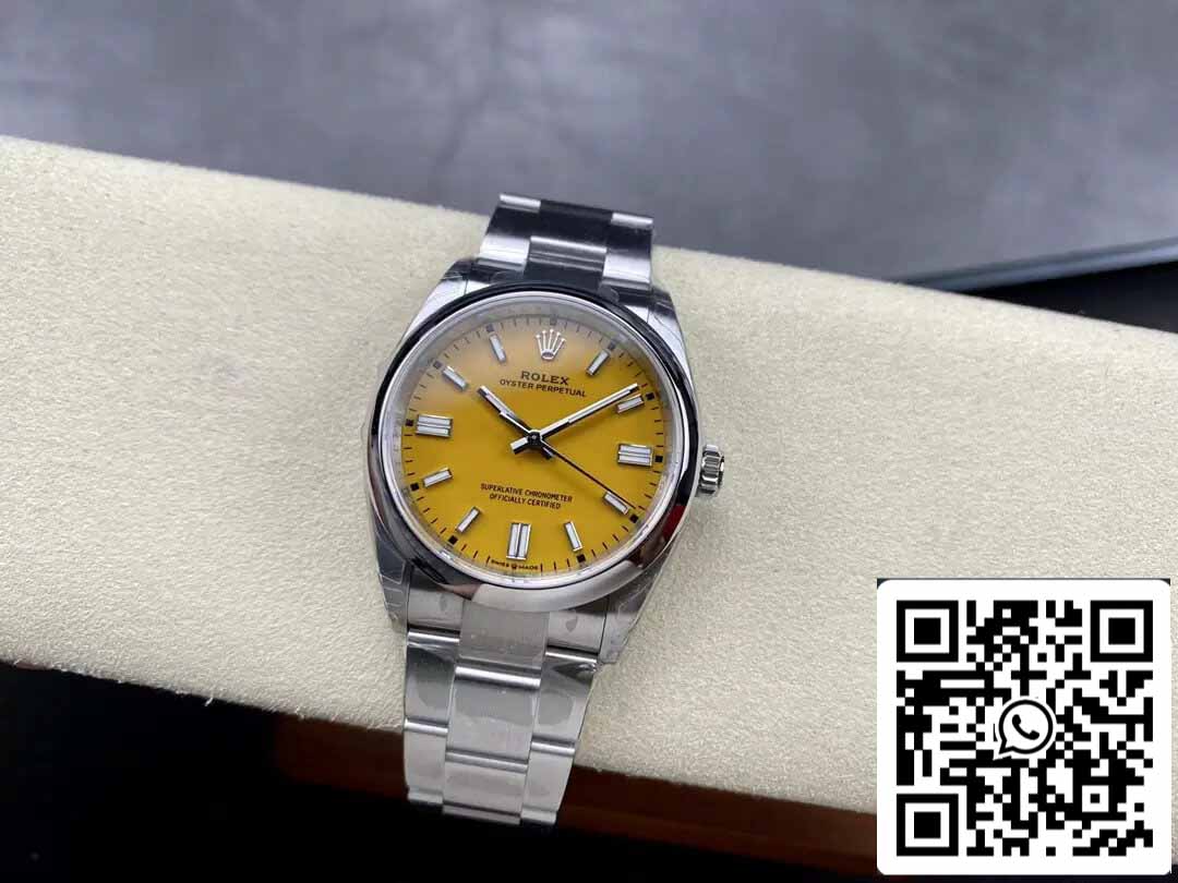 Rolex Oyster Perpetual M126000-0004 36MM 1:1 edizione migliore VS Fabbrica Yellow quadrante