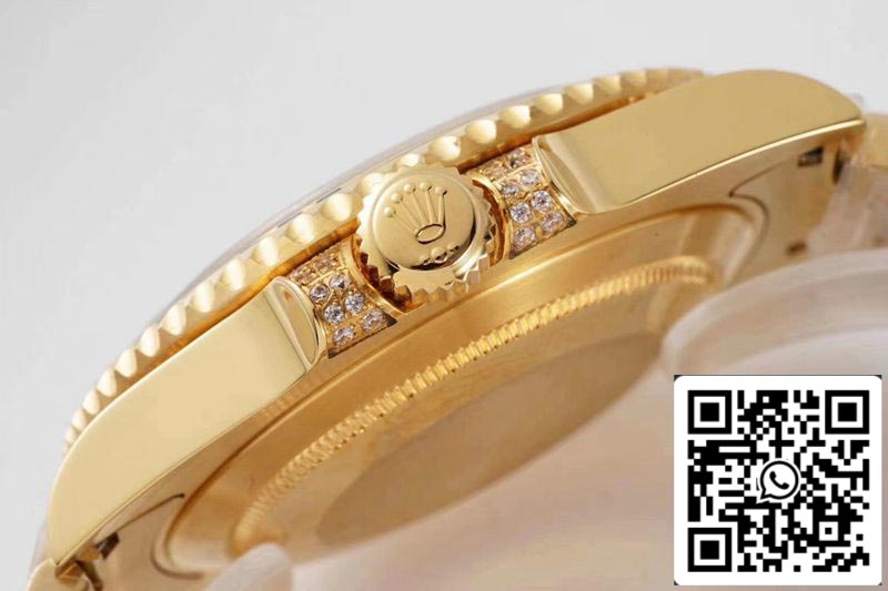 Rolex GMT Master II 116758 SAru 1:1 Best Edition ROF Fabbrica Blue White Diamond Swiss ETA2836