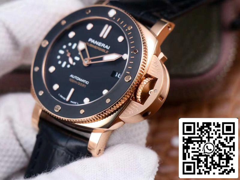 Panerai Submersible PAM00974 1:1 edizione migliore VS Fabbrica Rosa Oro Swiss movimento
