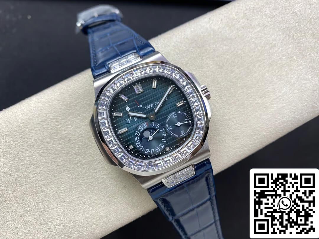 Patek Philippe Nautilus 5724G-001 1:1 edizione migliore GR Fabbrica Blu cinturino