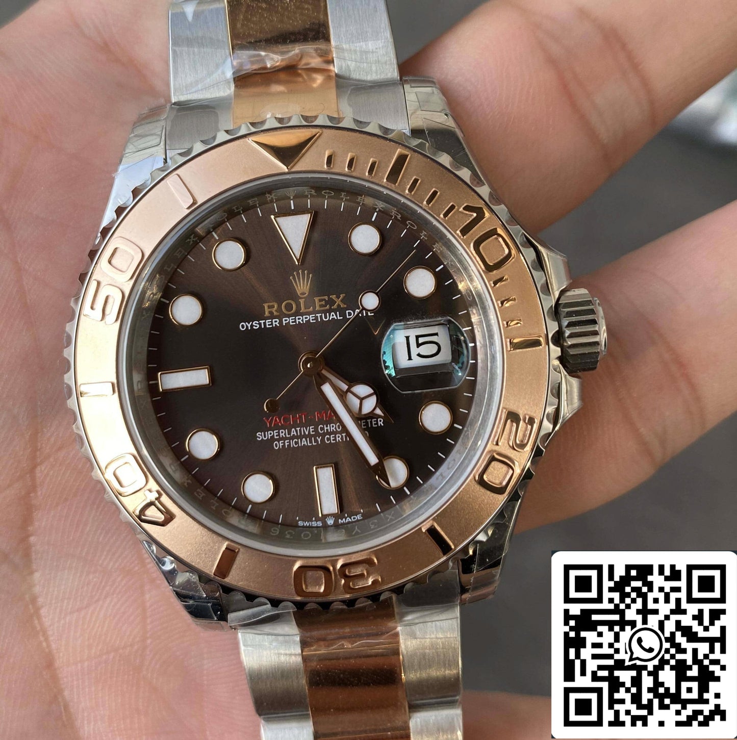 Rolex Yacht‑Master M126621-0001 1:1 edizione migliore VS Fabbrica Chocolate quadrante