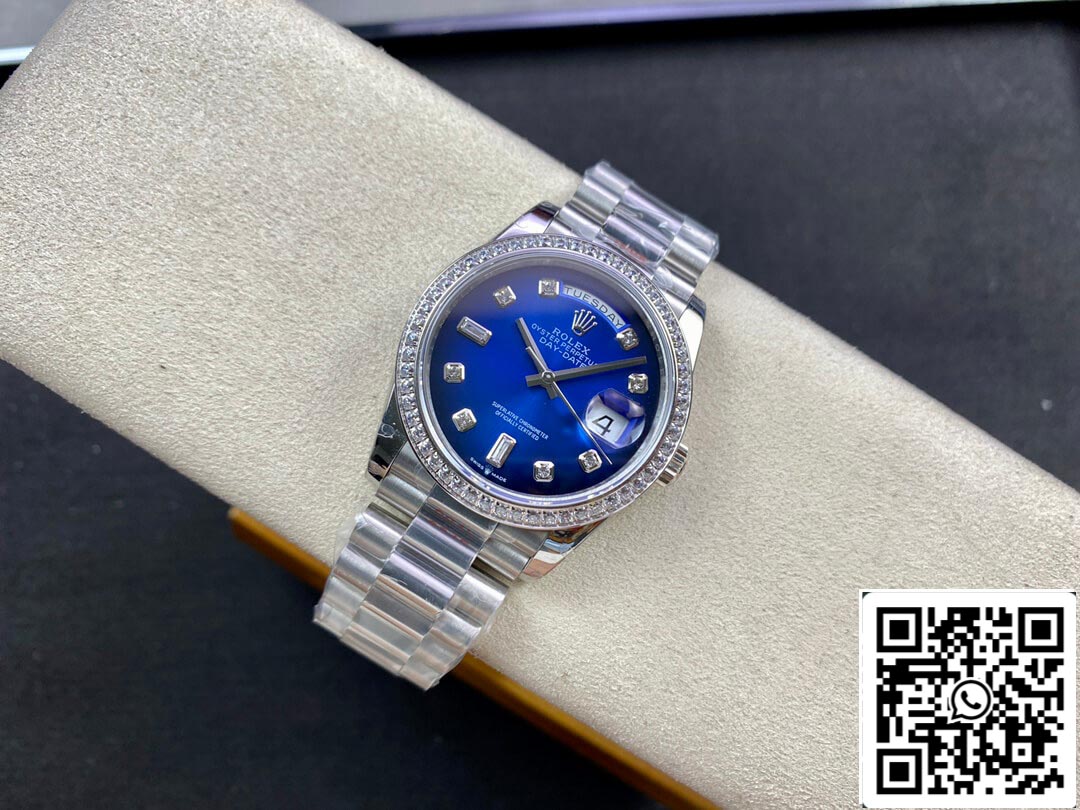 Rolex Day Date M128396TBR-0008 36MM 1:1 edizione migliore GM Fabbrica Diamond lunetta