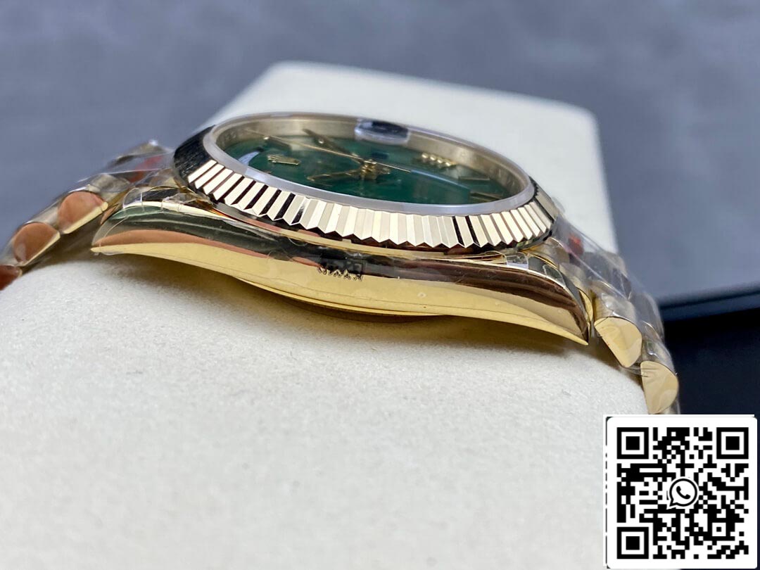 Rolex Day Date M228238-0061 1:1 edizione migliore GM Fabbrica quadrante verde