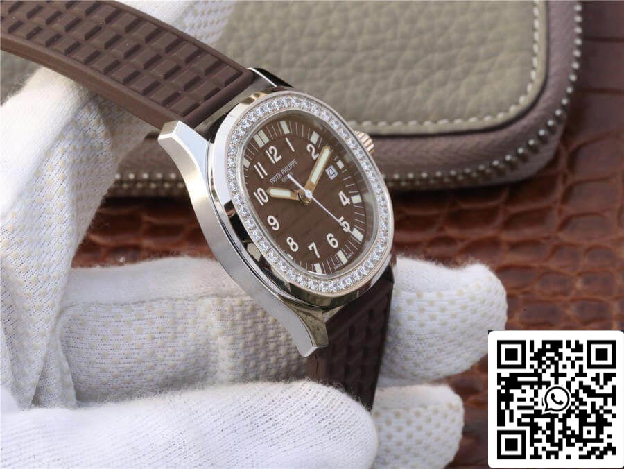 Patek Philippe Aquanaut 5067A-023 1:1 Best Edition PPF Fabbrica Diamond Brown Dial