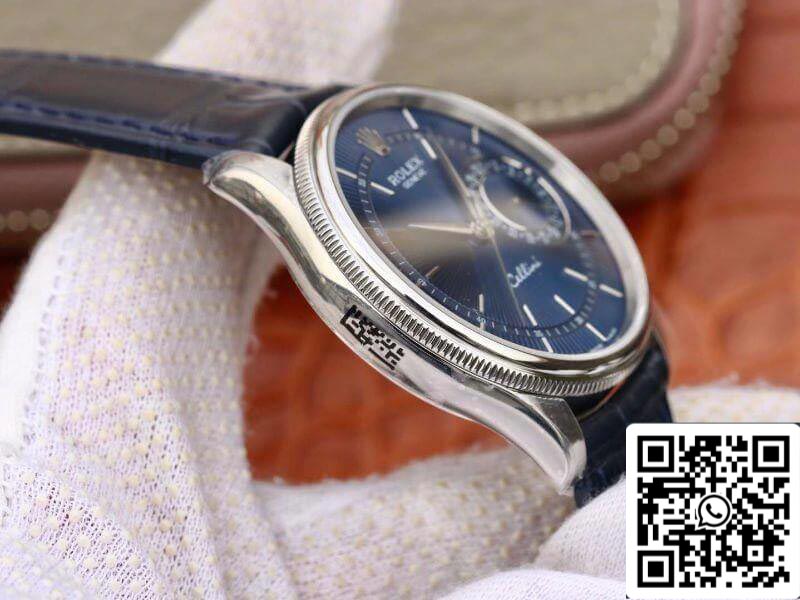 Rolex Celini 50515 MKS Fabbrica Mechanical Watches 1:1 Best Edition Swiss ETA2836 Black Leather cinturino