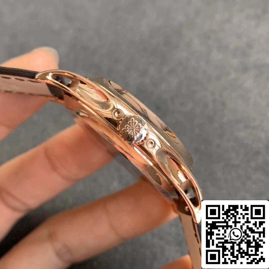 Patek Philippe Complications 5205R-001 1:1 edizione migliore GR Fabbrica Milky quadrante bianco