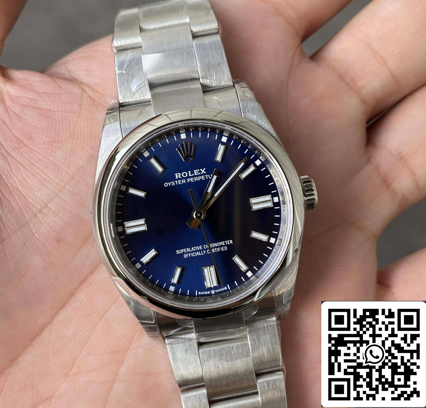 Rolex Oyster Perpetual M126000-0003 36MM 1:1 edizione migliore VS Fabbrica quadrante blu