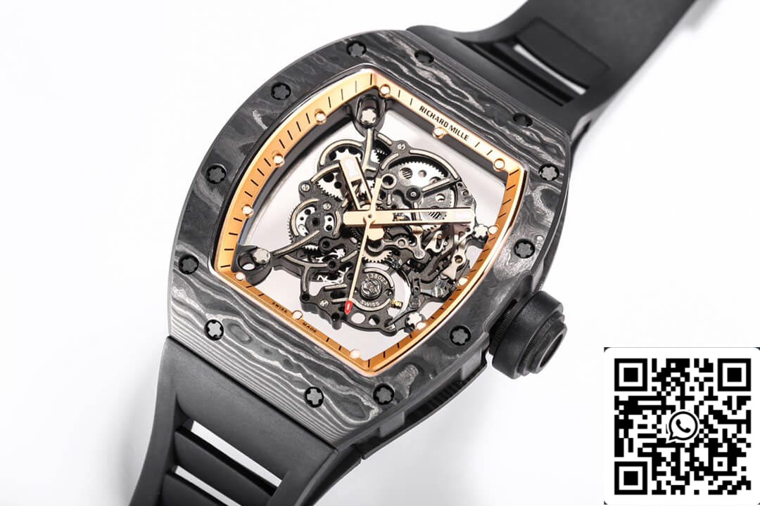 Richard Mille RM055 NTPT 1:1 edizione migliore BBR Fabbrica fibra di carbonio quadrante