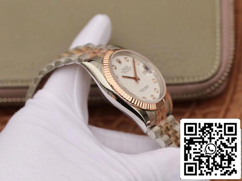 Rolex Datejust 36mm acciaio inossidabile Two Tone GM Fabbrica 1:1 edizione migliore 18K Oro Wrapped Swiss ETA3135