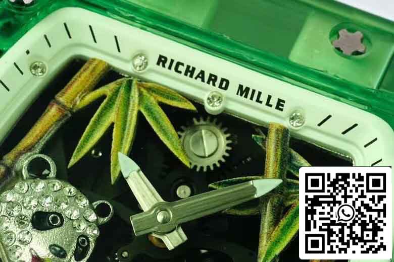 Richard Mille RM26-01 Tourbillon Melhor Edição 1:1 RM Fabbrica Mostrador Esqueleto Verde