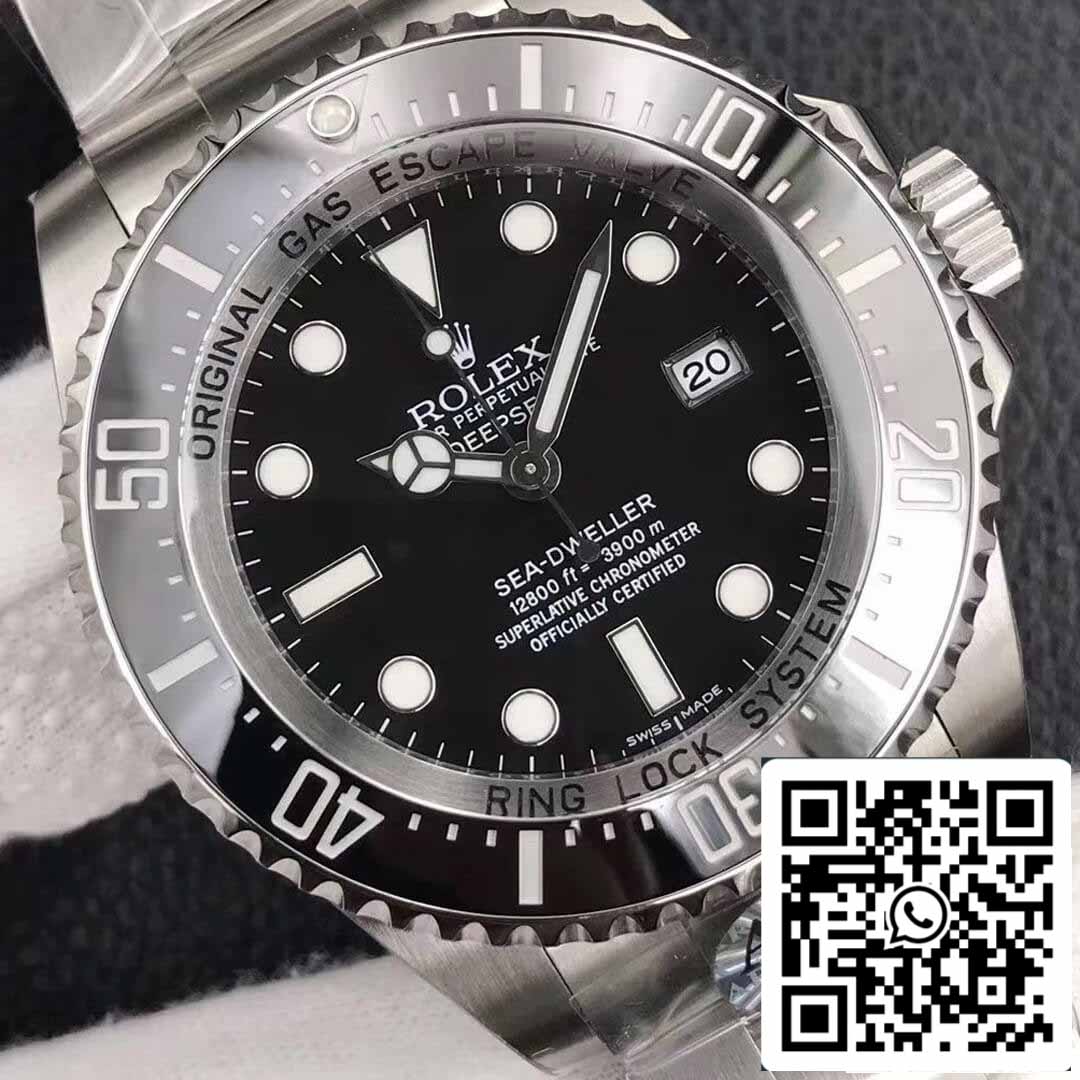 Rolex Sea Dweller 116660-98210 1:1 edición migliore AR Fabbrica quadrante nero