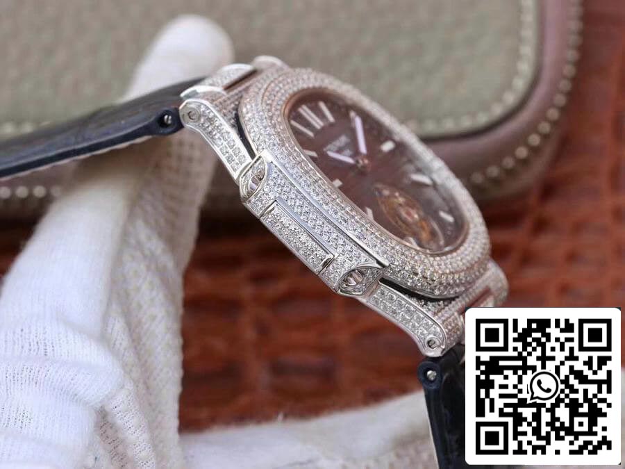 Patek Philippe Nautilus Jumbo 5711 R8 Fabbrica 1:1 Best Edition Swiss Tourbillon Blue Dial