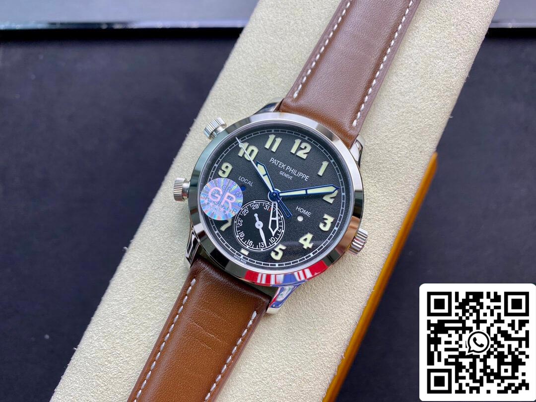Patek Philippe Calatrava 5524G-001 1:1 edizione migliore GR Fabbrica V2 Brown cinturino