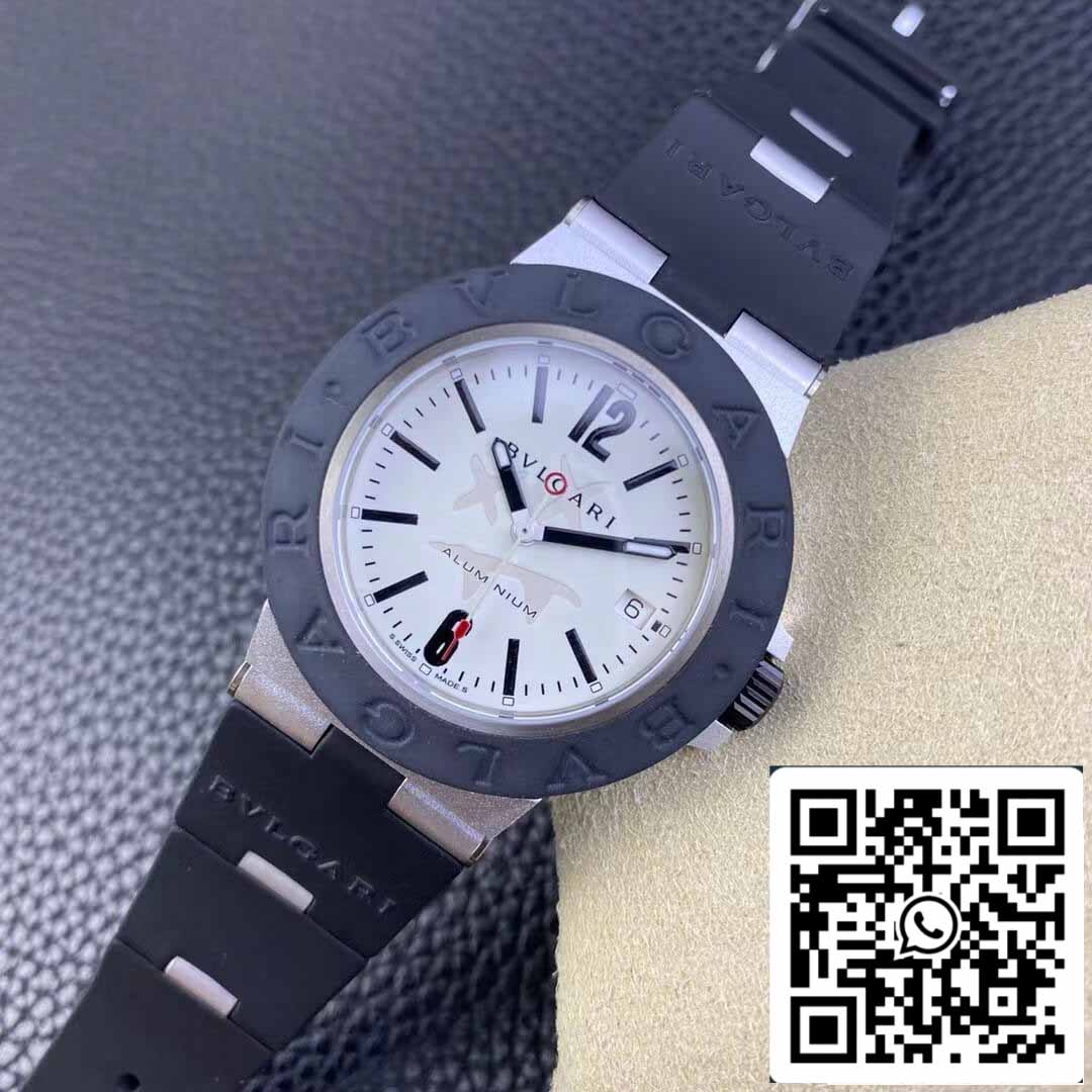 Bvlgari Aluminium Steve Aoki 103539 1:1 edizione migliore BV Fabbrica quadrante bianco