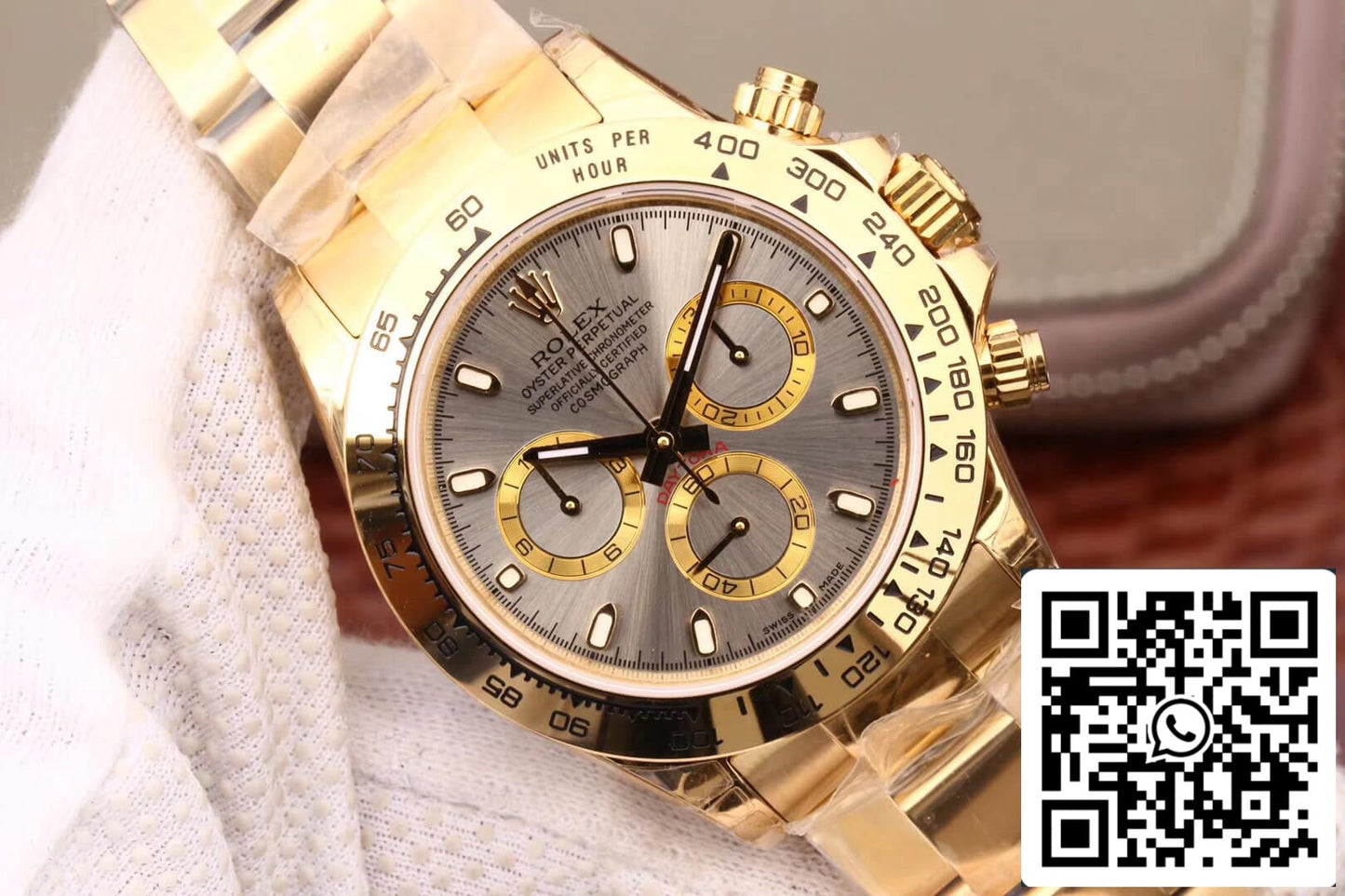 Rolex Daytona Cosmograph 116508 1:1 edição melhor JH Fabbrica Gold