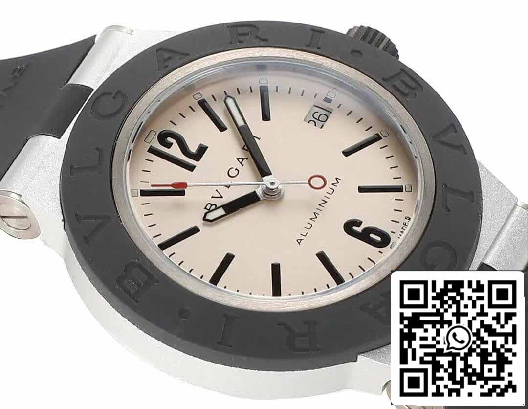 Bvlgari Aluminio 103382 1:1 edizione migliore BV Fabbrica Gris cuadrante