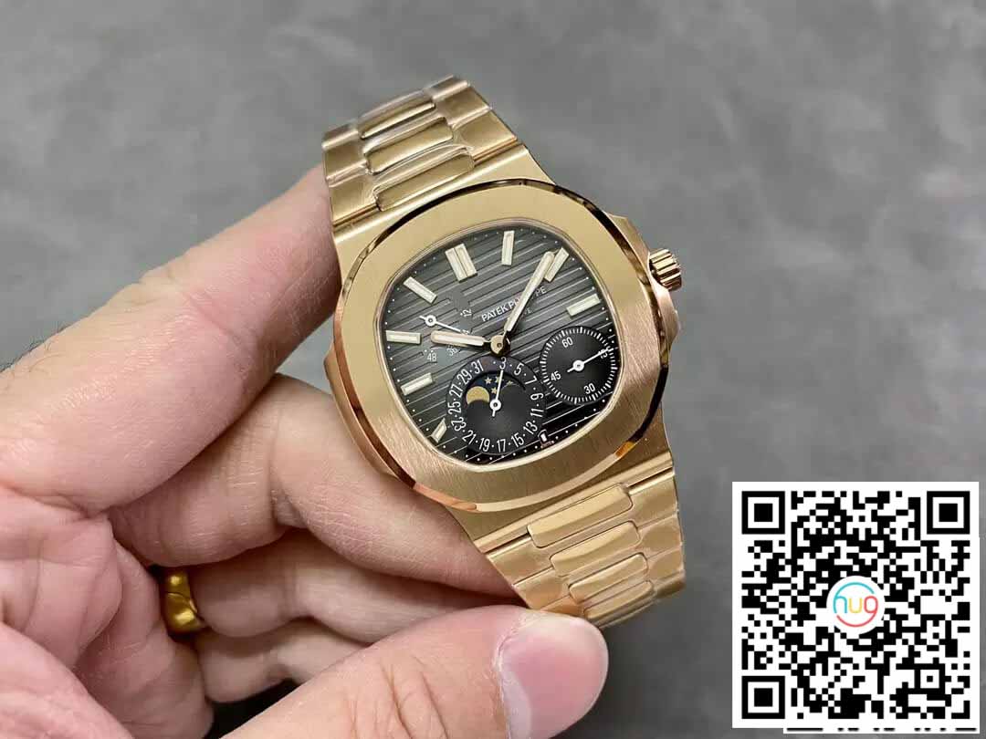 Patek Philippe Nautilus 5712/1R-001 1:1 Best Edition PPF Fabbrica V2 Brown Dial