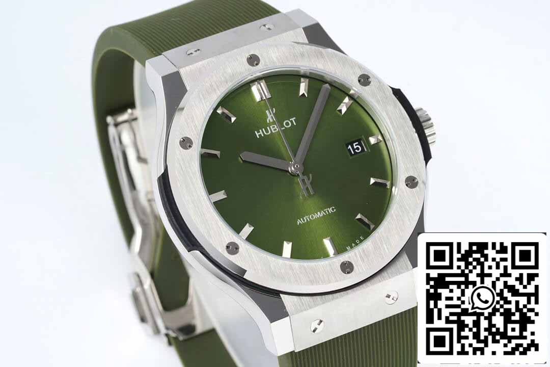 Hublot Classic Fusion 542.NX.8970.RX 42MM 1:1 edizione migliore HB Fabbrica quadrante verde