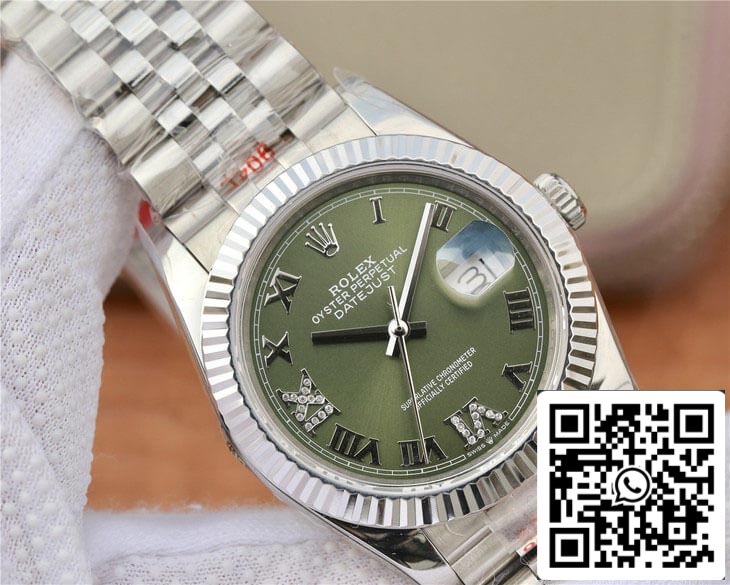 Rolex Datejust 36MM 1:1 edizione migliore GM Fabbrica Diamond-set quadrante