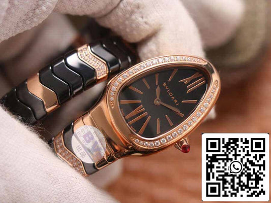 Bvlgari Serpenti 1:1 edición migliore BV Fabbrica Rosa Oro Diamantes