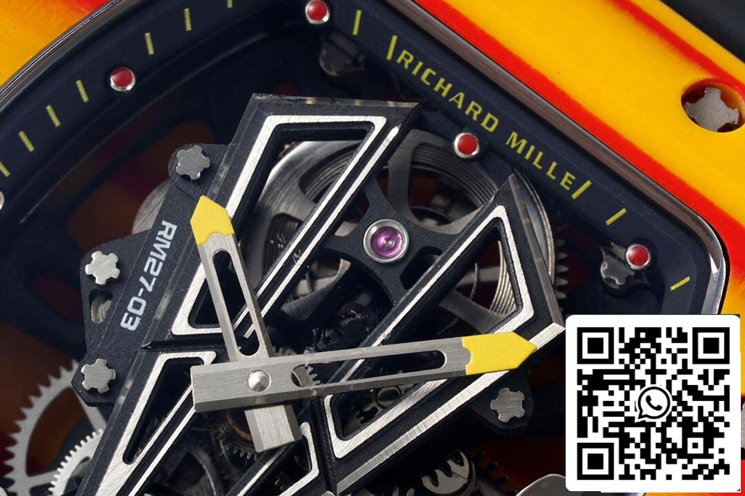 Richard Mille RM27-03 Rafael Nadal Tourbillon 1:1 Best Edition RM Fabbrica Rubber cinturino