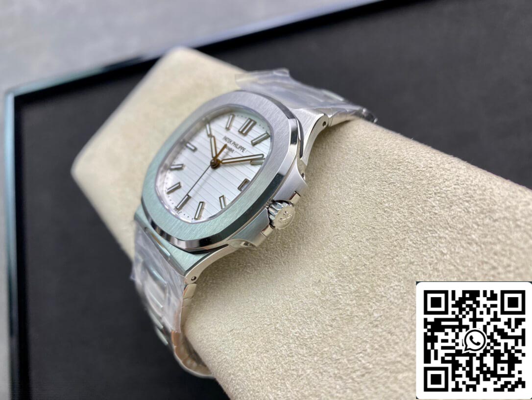 Patek Philippe Nautilus 5711/1A-011 1:1 edizione migliore 3K Fabbrica quadrante bianco