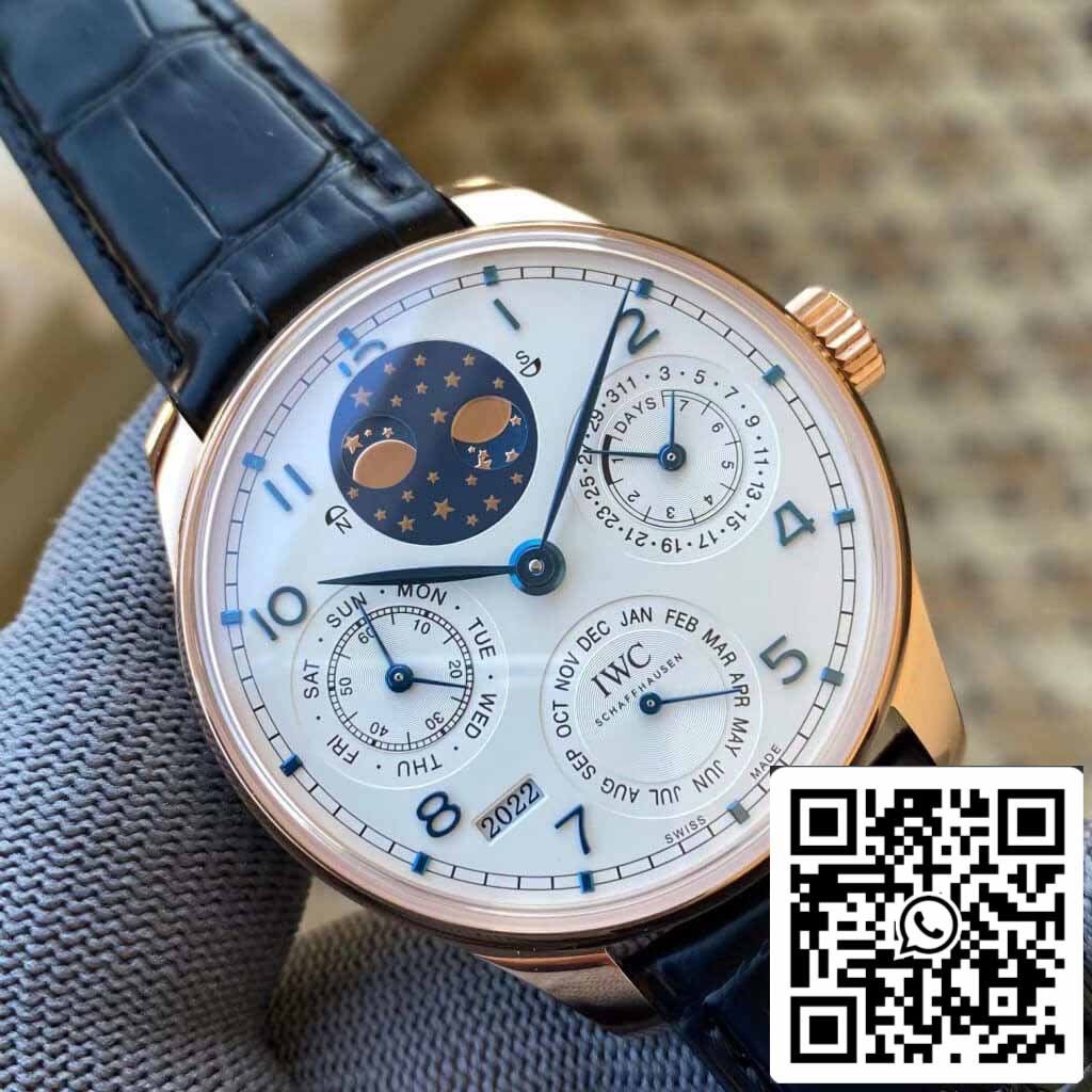 IWC Portuguese Perpetual Calendar IW503405 1:1 edizione migliore APS Fabbrica quadrante bianco