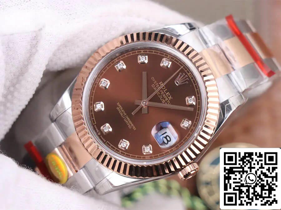 Rolex Datejust M126331-0003 41MM 1:1 Best Edition TW Fabbrica Chocolate Dial