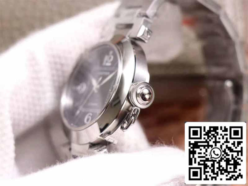 Cartier Pasha W31076M7 1:1 Best Edition V9 Fabbrica Black Dial Swiss Cal.049
