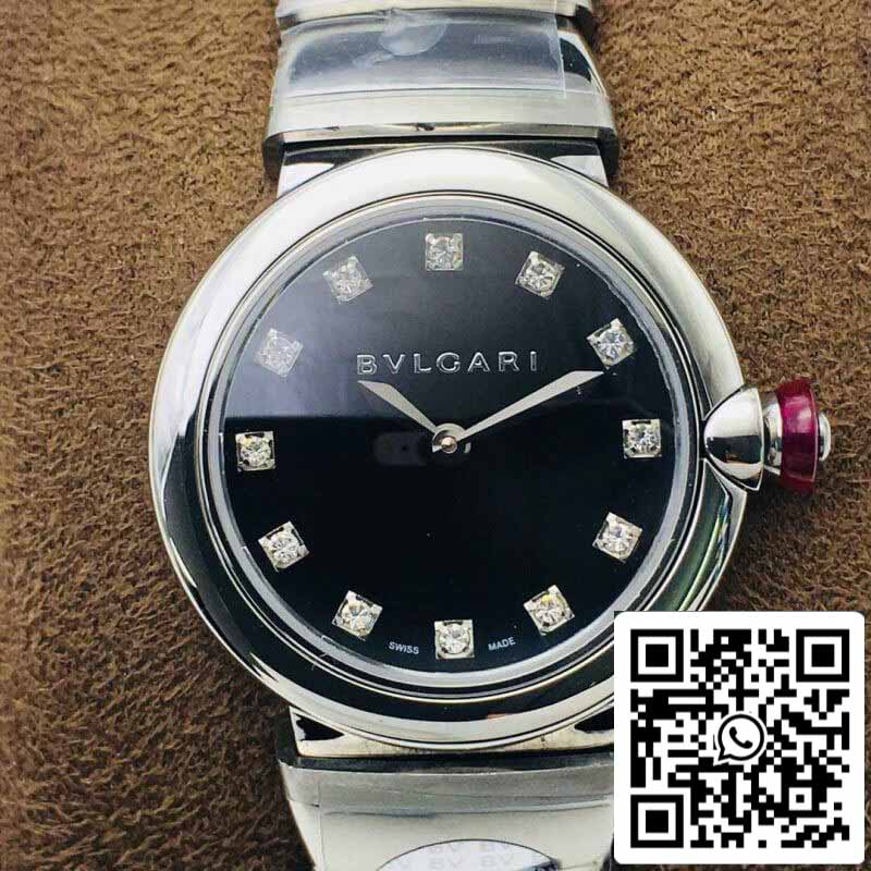 Bvlgari LVCEA 1:1 edición mejorada BV Fabbrica acciaio inossidabile quadrante nero