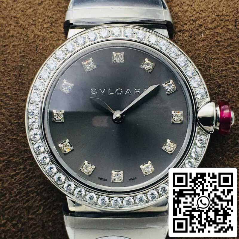 Bvlgari LVCEA 1:1 edizione migliore BV Fabbrica Diamond Gray quadrante