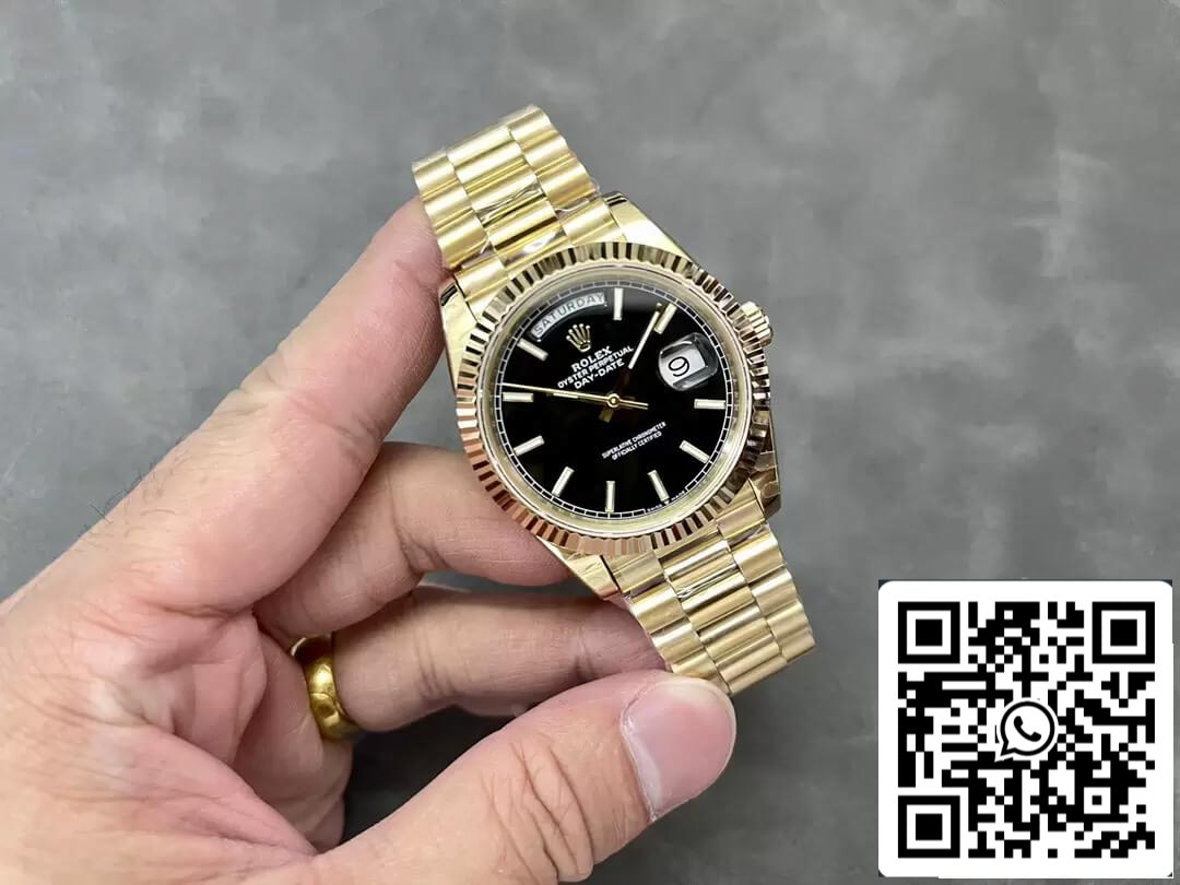 Rolex Day Date M228238-0067 1:1 edizione melhor GM Fabbrica quadrante nero V2