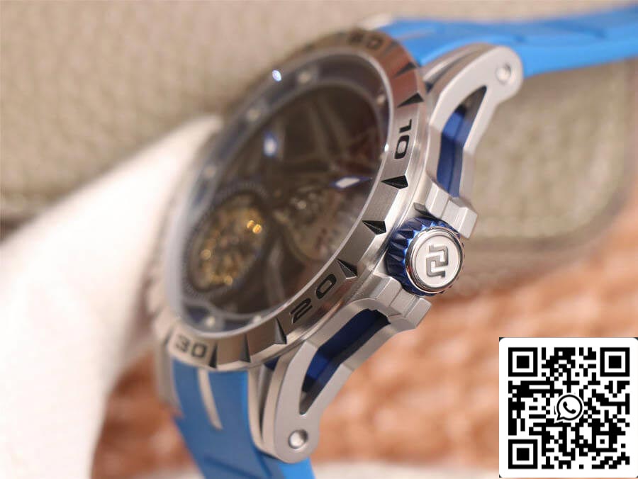Roger Dubuis Excalibur Spidr RDDBEX0479 1:1 edizione migliore JB Fabbrica Tourbillon Skeleton Dial