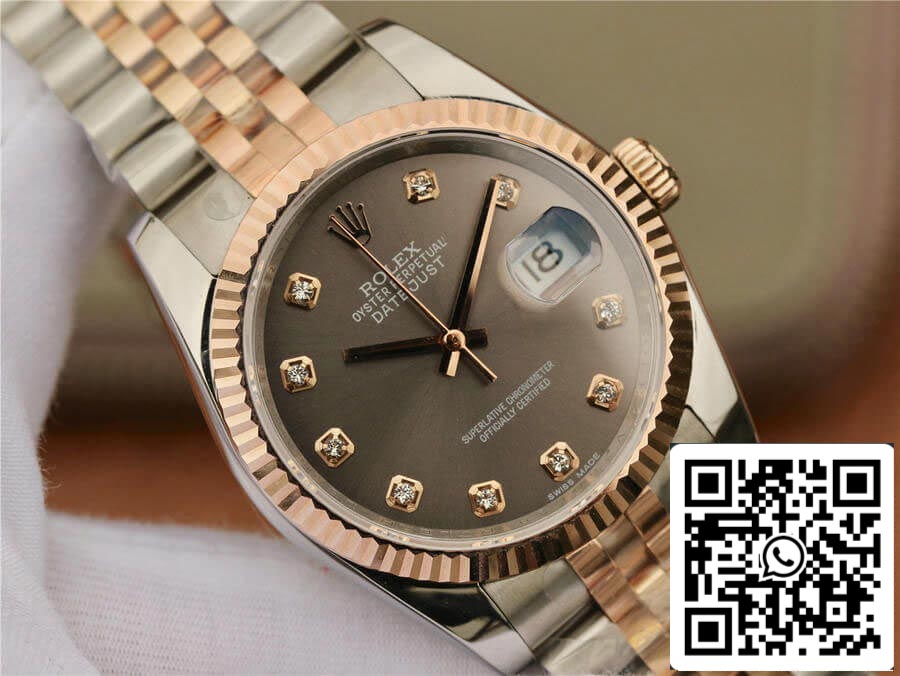 Rolex Datejust 116231 1:1 edizione migliore GM Fabbrica Diamond-set quadrante