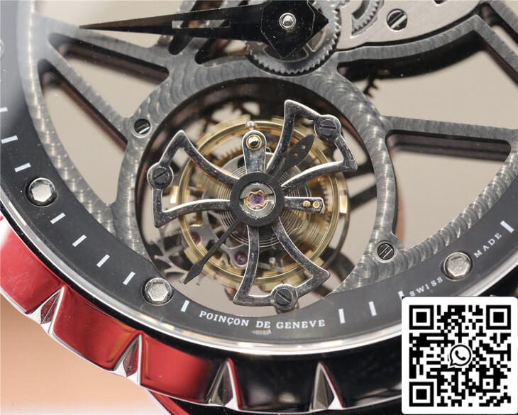Roger Dubuis Excalibur RDDBEX0260 1:1 edizione migliore JB Fabbrica Skeleton Tourbillon Dial