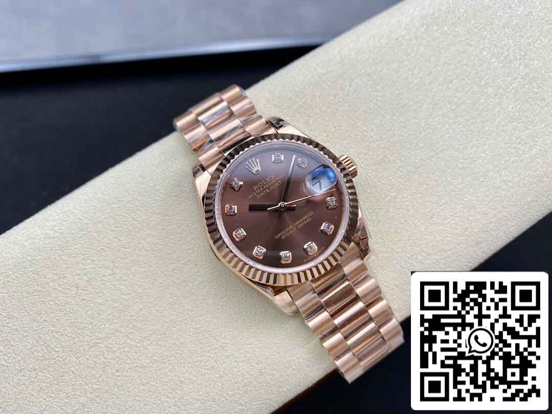 Rolex Datejust M278275-0010 31MM 1:1 edizione migliore GS Fabbrica Chocolate quadrante
