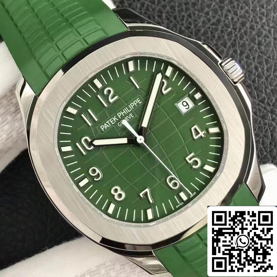 Patek Philippe Aquanaut 5168G 1:1 edizione migliore 3K Fabbrica quadrante verde