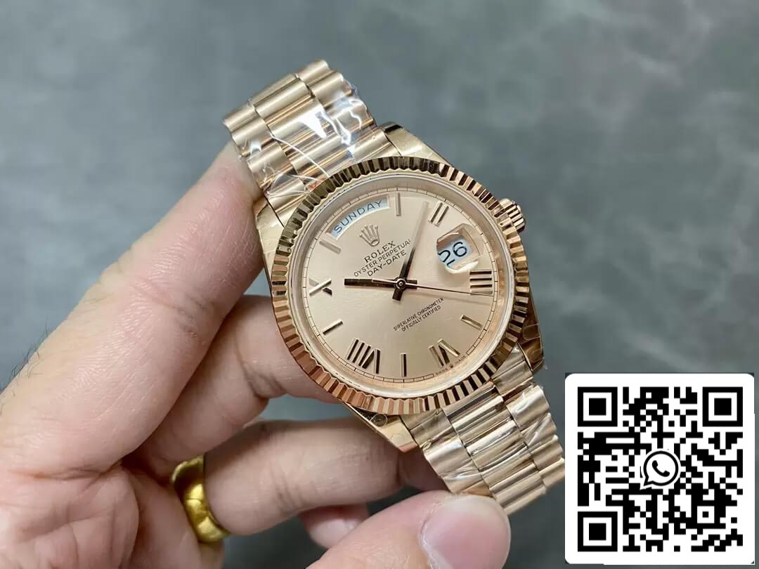 Rolex Day Date M228235-0001 1:1 edición mayor GM Fabbrica Rosa Oro V2