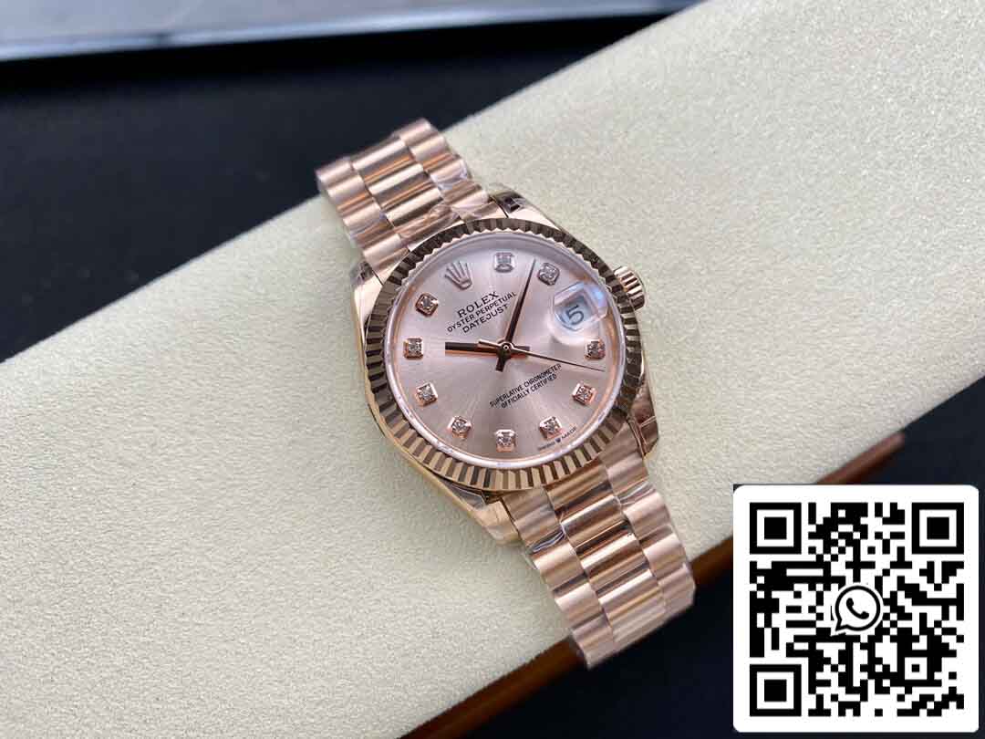 Rolex Datejust M278275-0031 31MM 1:1 edizione migliore GS Fabbrica Rosa Oro