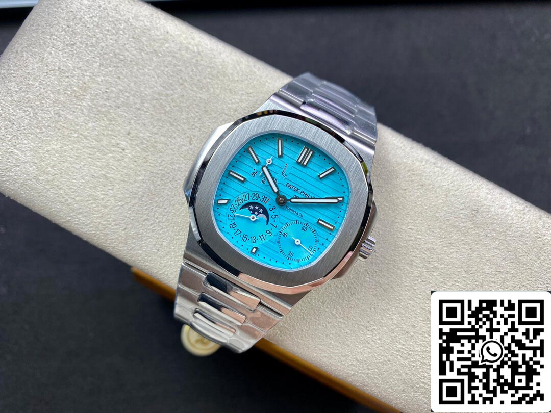 Patek Philippe Nautilus 5712 1:1 edizione migliore GR Fabbrica Tiffany quadrante blu