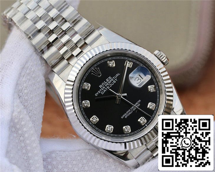 Rolex Datejust M126234-0027 1:1 edizione migliore GM Fabbrica quadrante nero