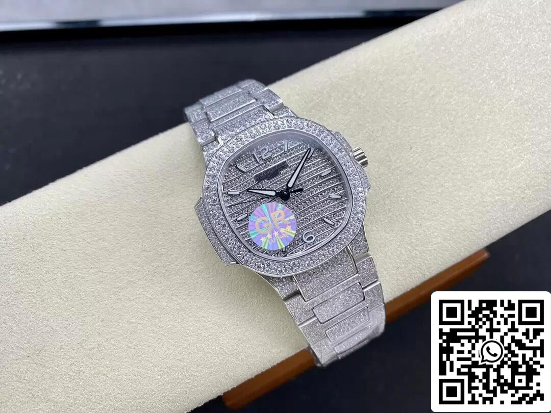 Patek Philippe Aquanaut 7118/1450G-001 1:1 edizione migliore GR Fabbrica Diamond quadrante