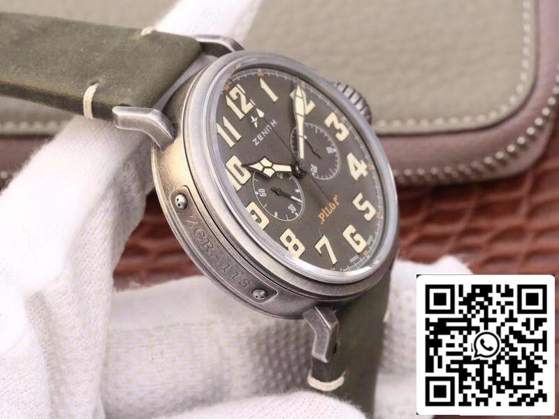Zenith Heritage Pilot 11.2430.4069/21.C773 XF Fabbrica 1:1 Best Edition Swiss ETA7750