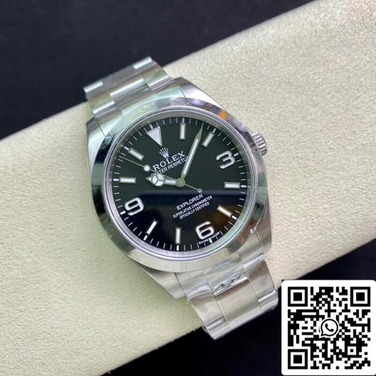 Rolex Explorer M214270-0003 39MM 1:1 edizione migliore AR Fabbrica quadrante nero